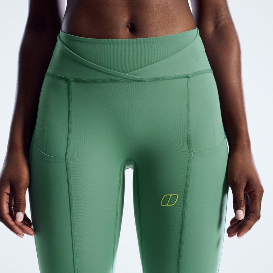 womens farren leggings - green berghaus