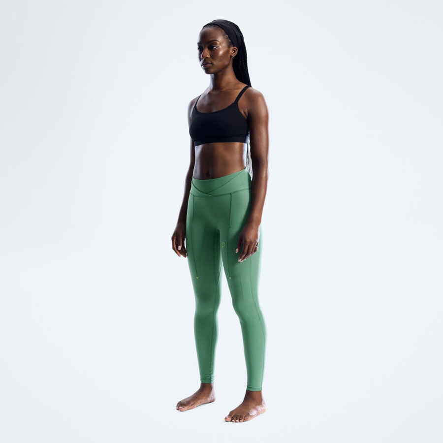 womens farren leggings - green berghaus