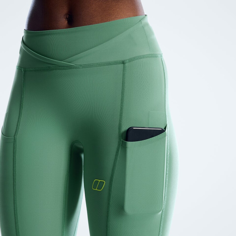 womens farren leggings - green berghaus