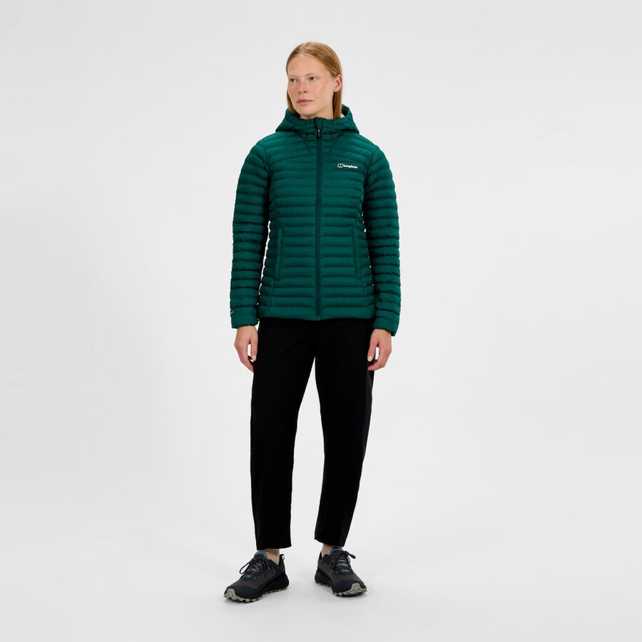 womens nula micro synthetic insulated jacket - green berghaus