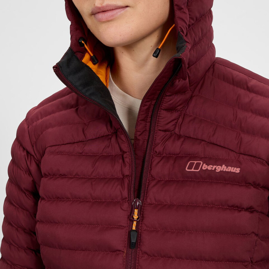 womens nula micro synthetic insulated jacket - red berghaus