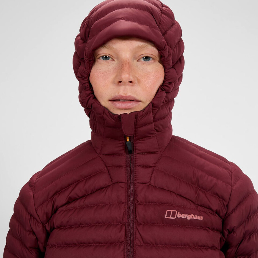 womens nula micro synthetic insulated jacket - red berghaus
