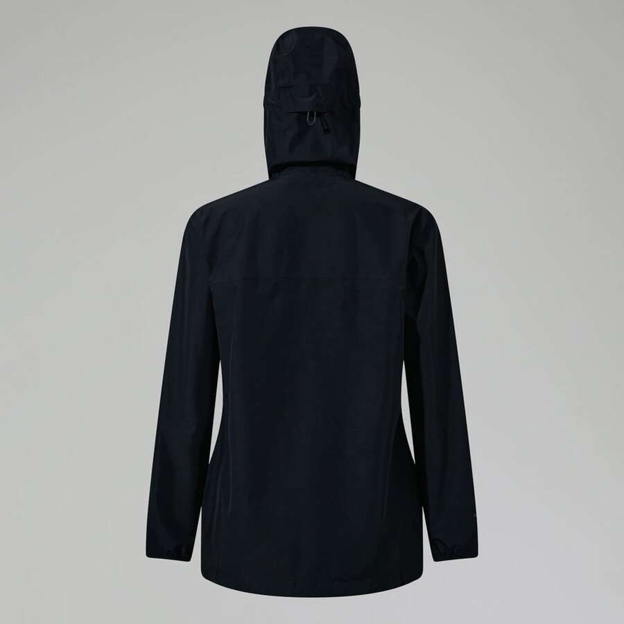 womens deluge pro 3.0 waterproof jacket - black berghaus