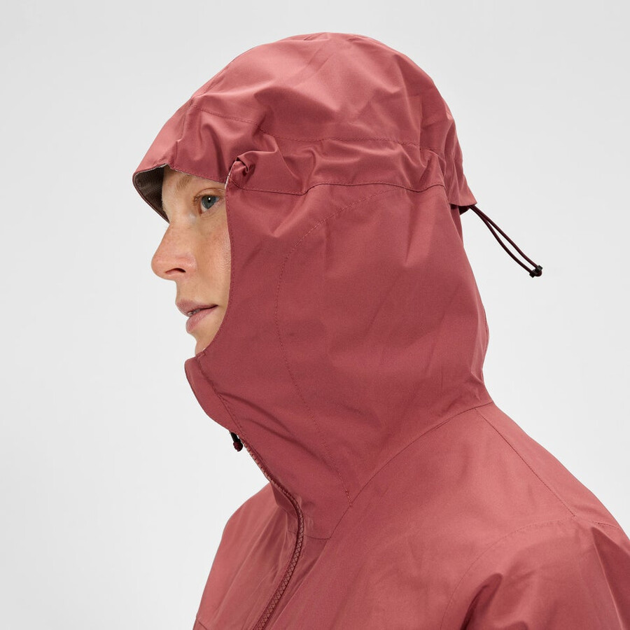 womens deluge pro 3.0 waterproof jacket - red berghaus