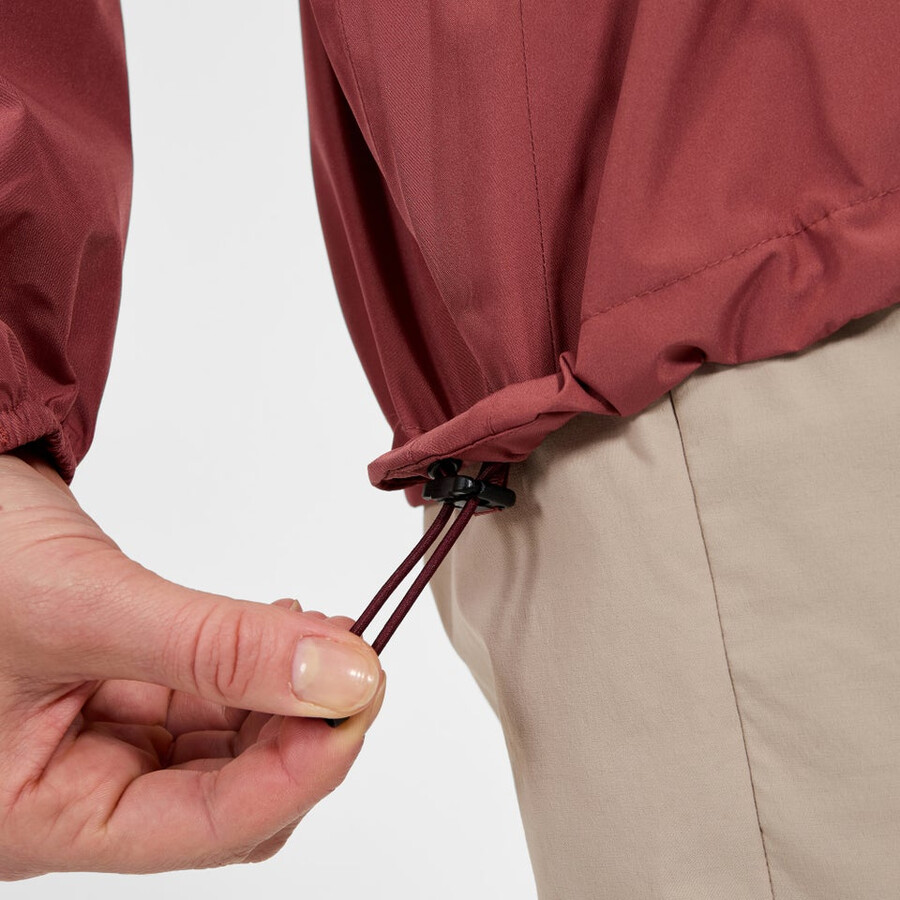 womens deluge pro 3.0 waterproof jacket - red berghaus