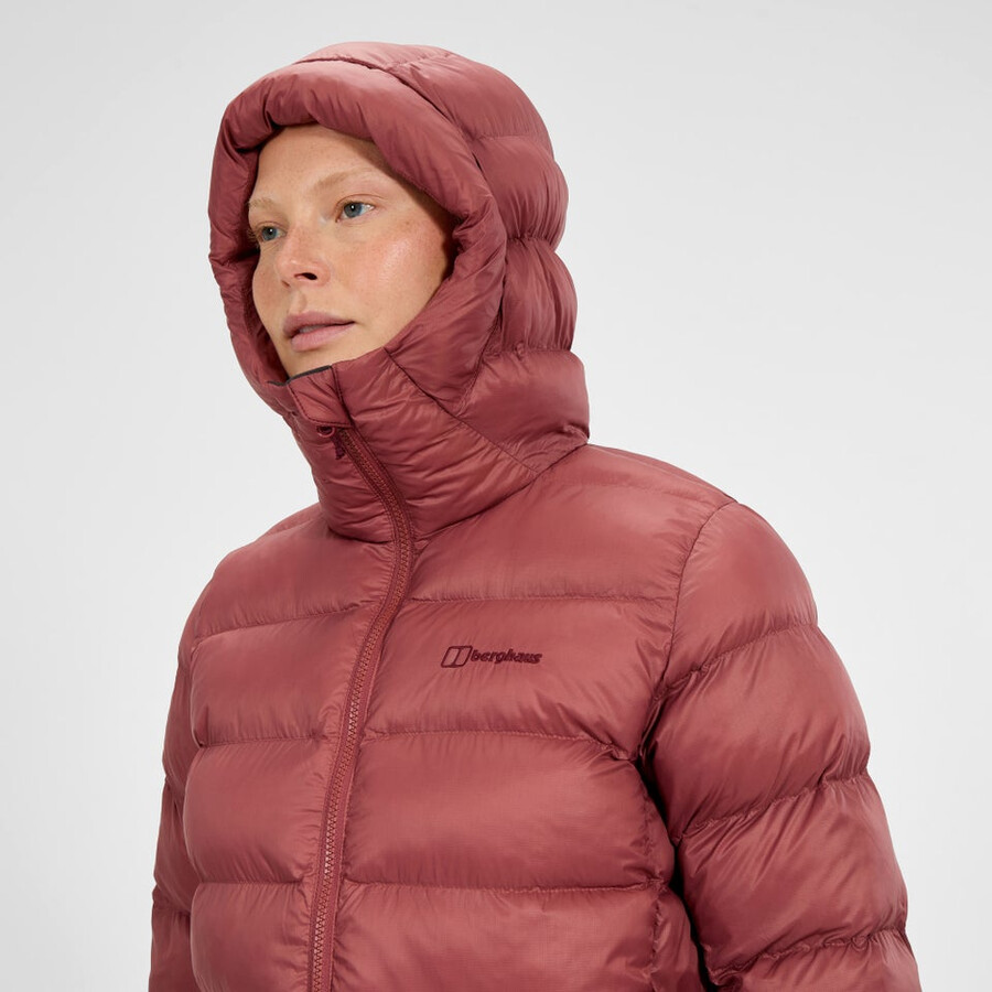 womens ewden jacket - red berghaus