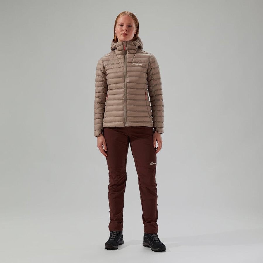 womens trail-nomad synthetic insulated jacket - brown berghaus