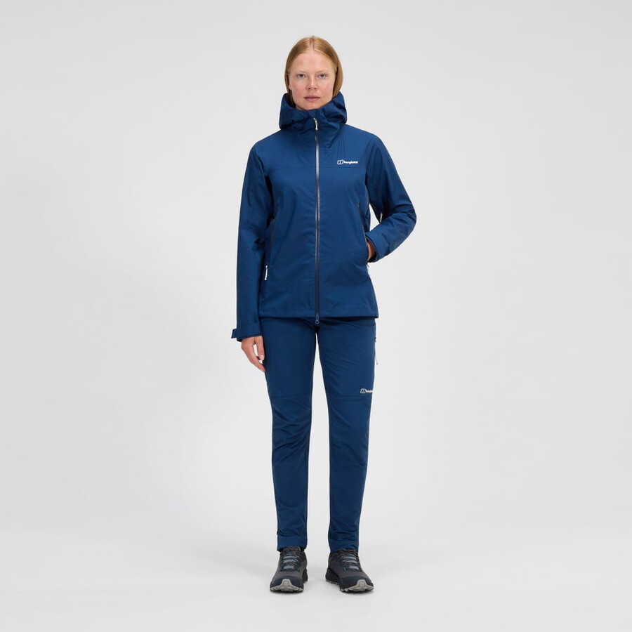 womens summit seeker gore-tex jacket - blue berghaus