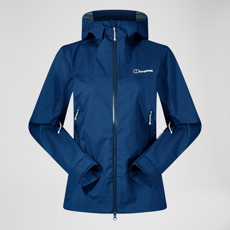womens summit seeker gore-tex jacket - blue berghaus