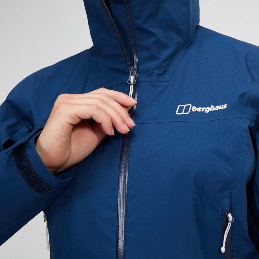 womens summit seeker gore-tex jacket - blue berghaus