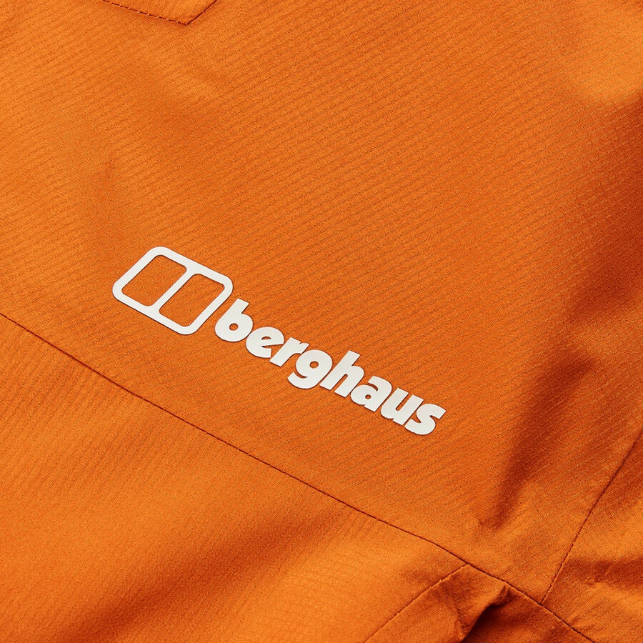 womens summit seeker gore-tex jacket - orange berghaus