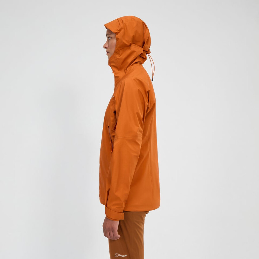 womens summit seeker gore-tex jacket - orange berghaus