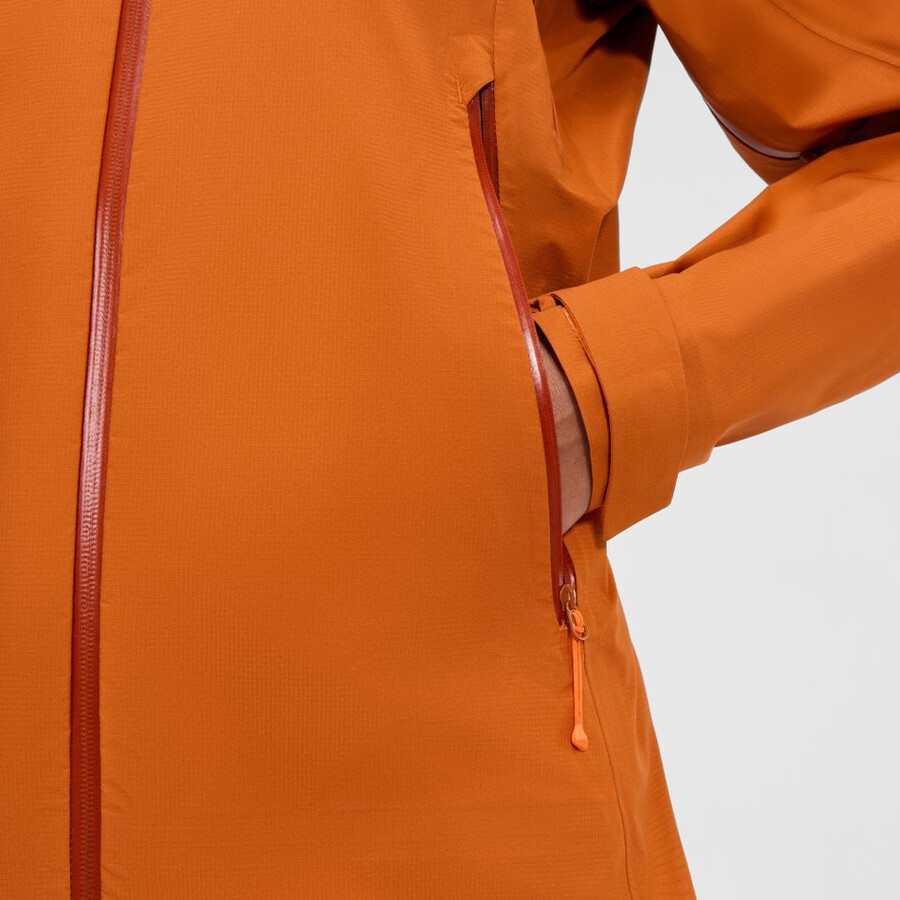 womens summit seeker gore-tex jacket - orange berghaus