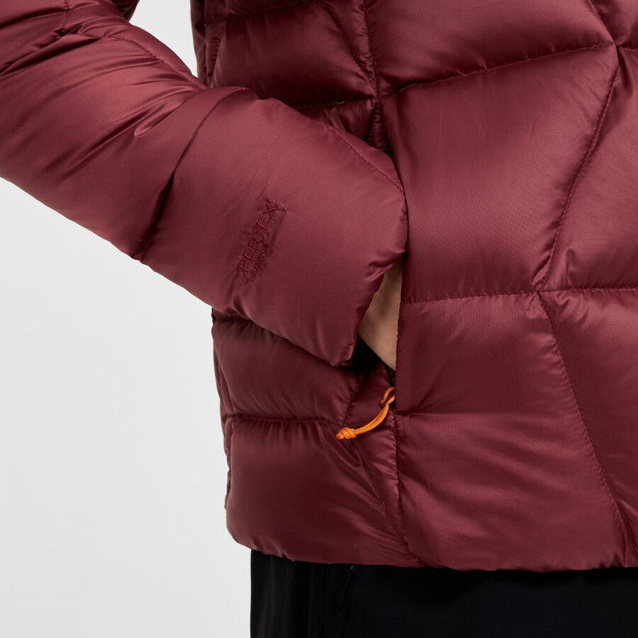 womens explorer down jacket - red berghaus
