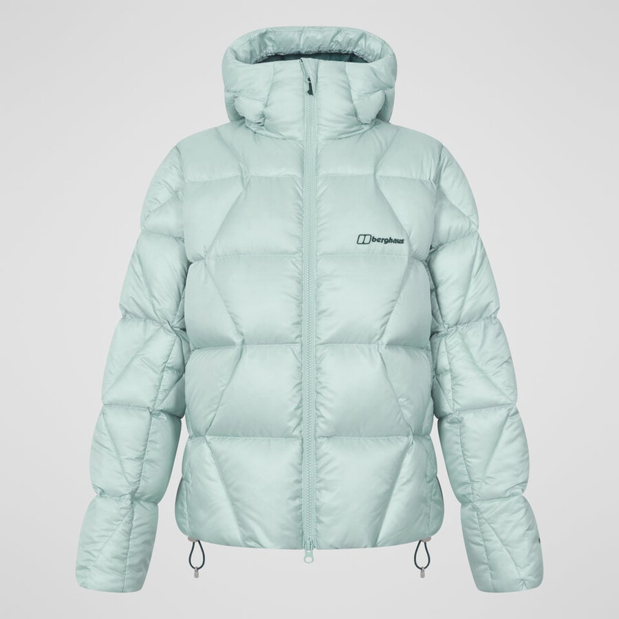 womens explorer down jacket - green berghaus