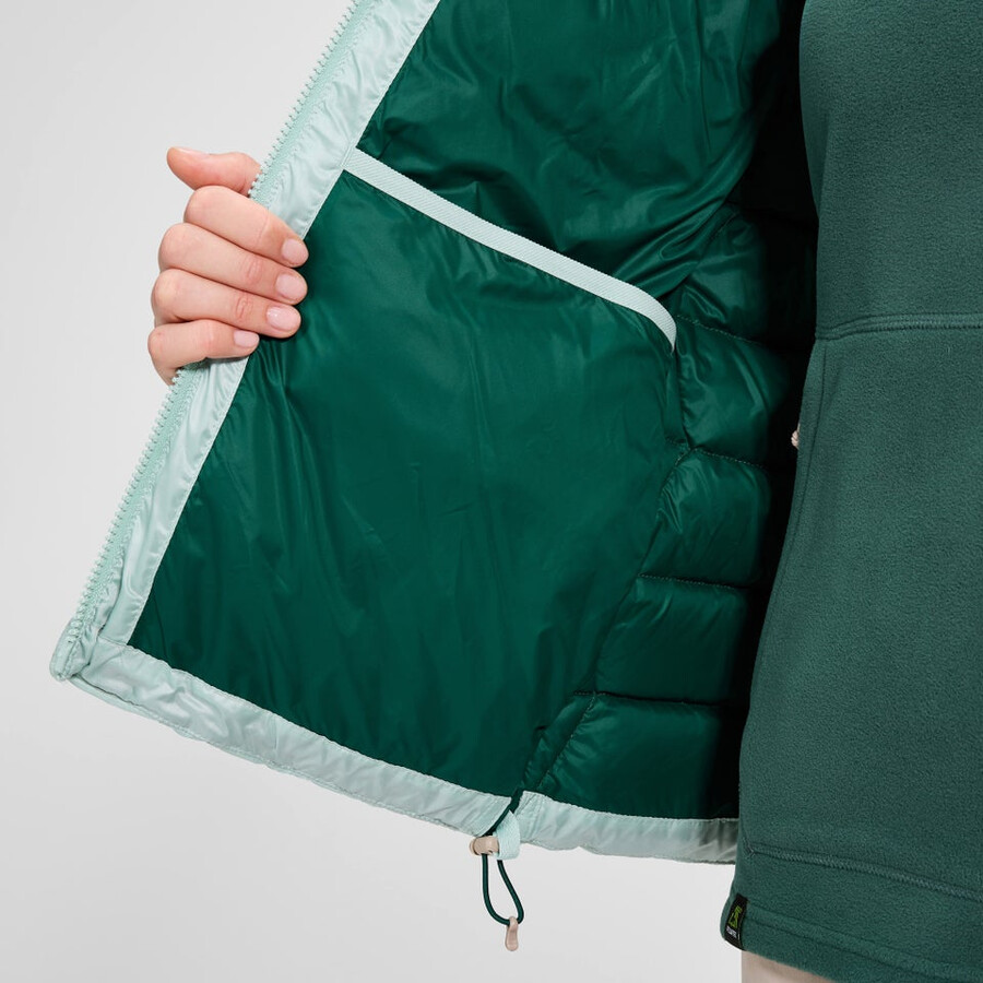 womens explorer down jacket - green berghaus