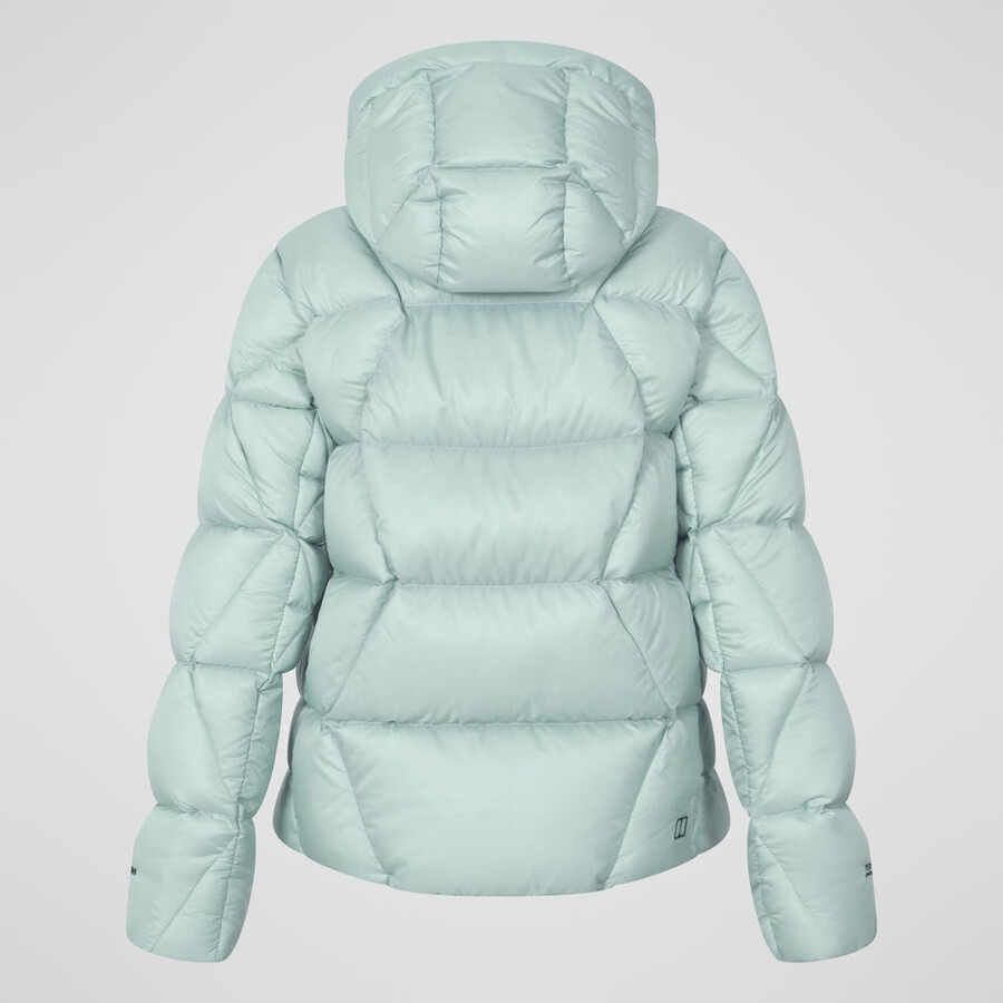 womens explorer down jacket - green berghaus