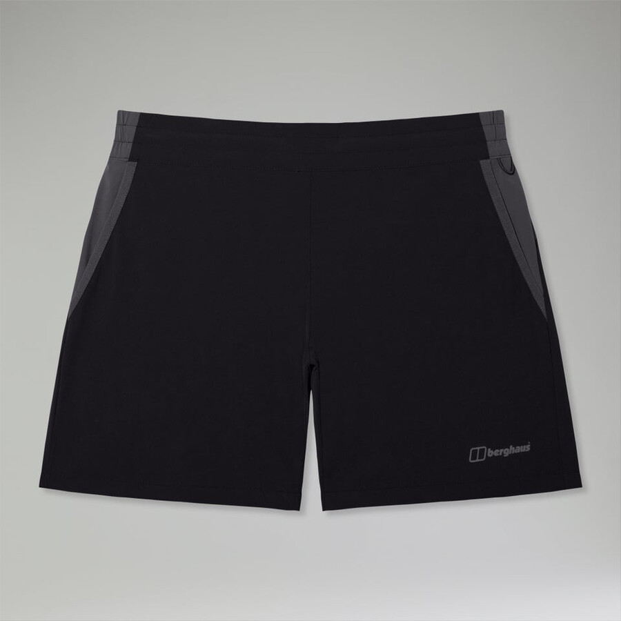 womens wandermoor wind short blackgrey berghaus