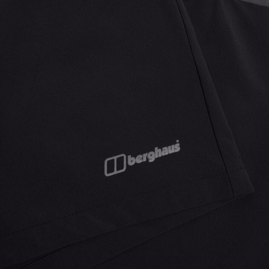 womens wandermoor wind short blackgrey berghaus