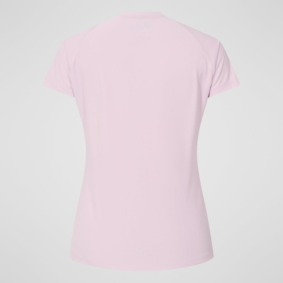 womens 247 crew short sleeve tech tee - pink berghaus