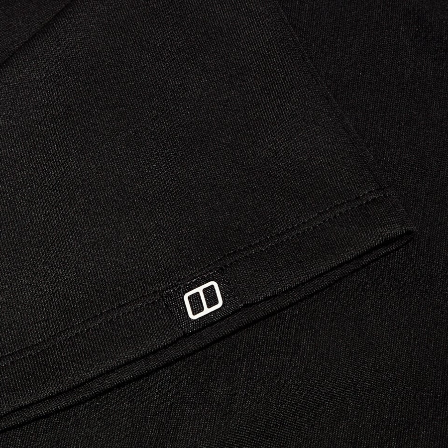womens ivyhill half zip top - black berghaus