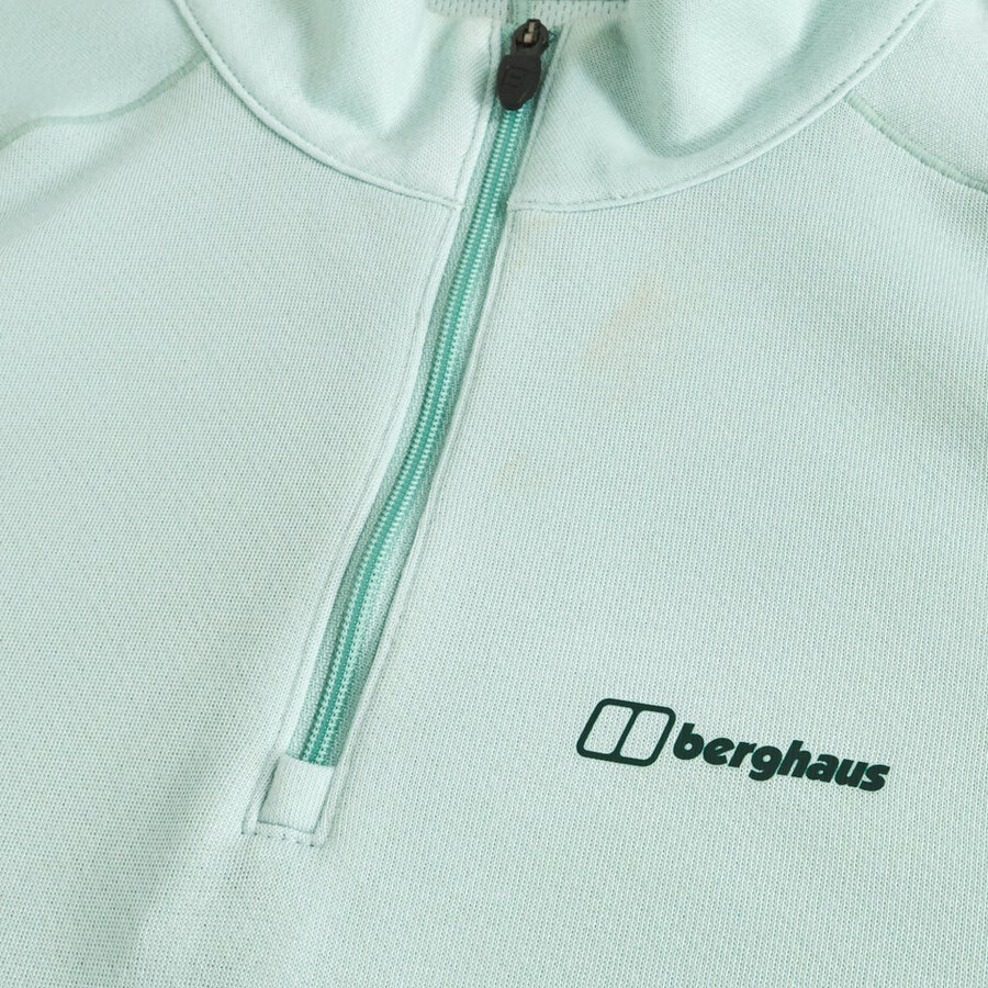 womens ivyhill half zip top - green berghaus