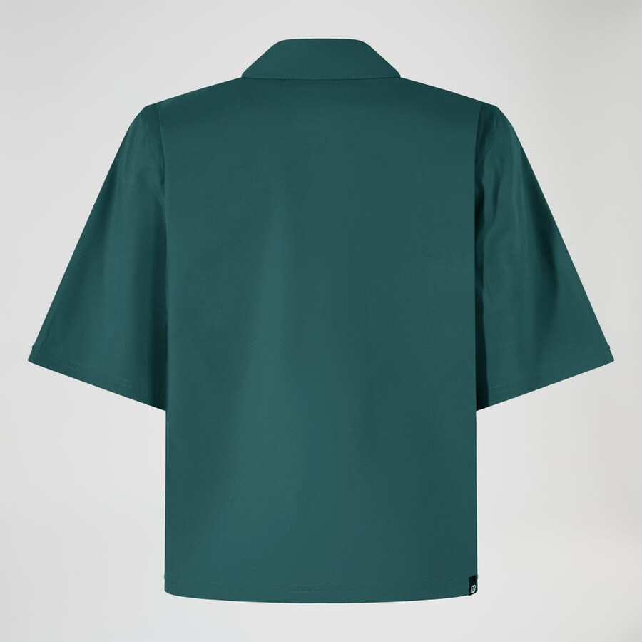 womens explorer short sleeve overshirt - green berghaus