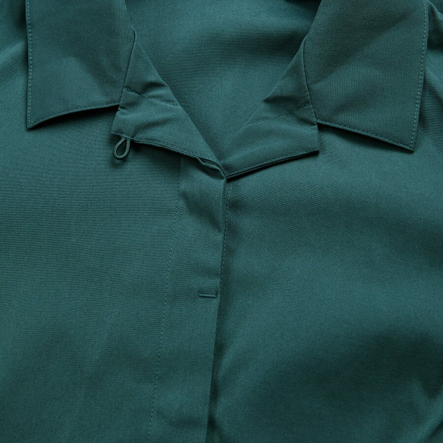 womens explorer short sleeve overshirt - green berghaus