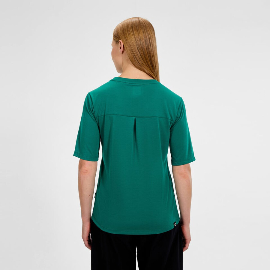 womens coneflower short sleeves tee - green berghaus
