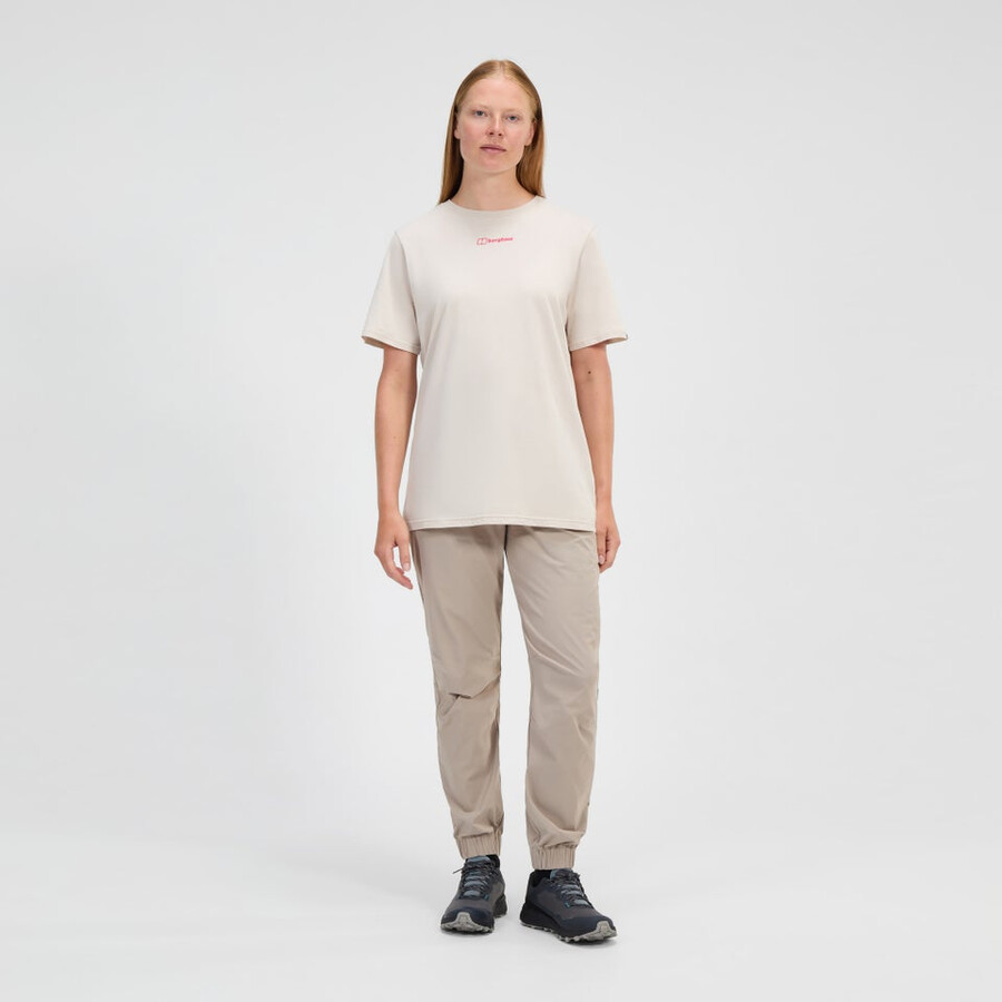 womens mount botany short sleeve tee - grey berghaus
