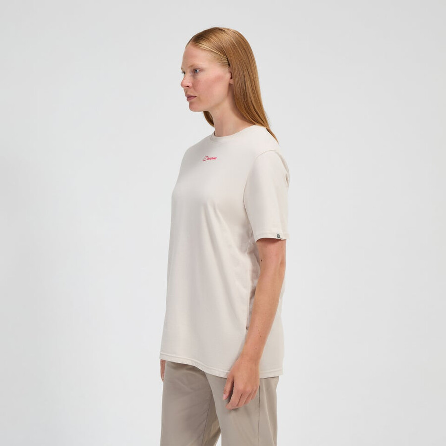 womens mount botany short sleeve tee - grey berghaus