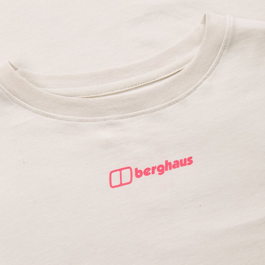 womens mount botany short sleeve tee - grey berghaus