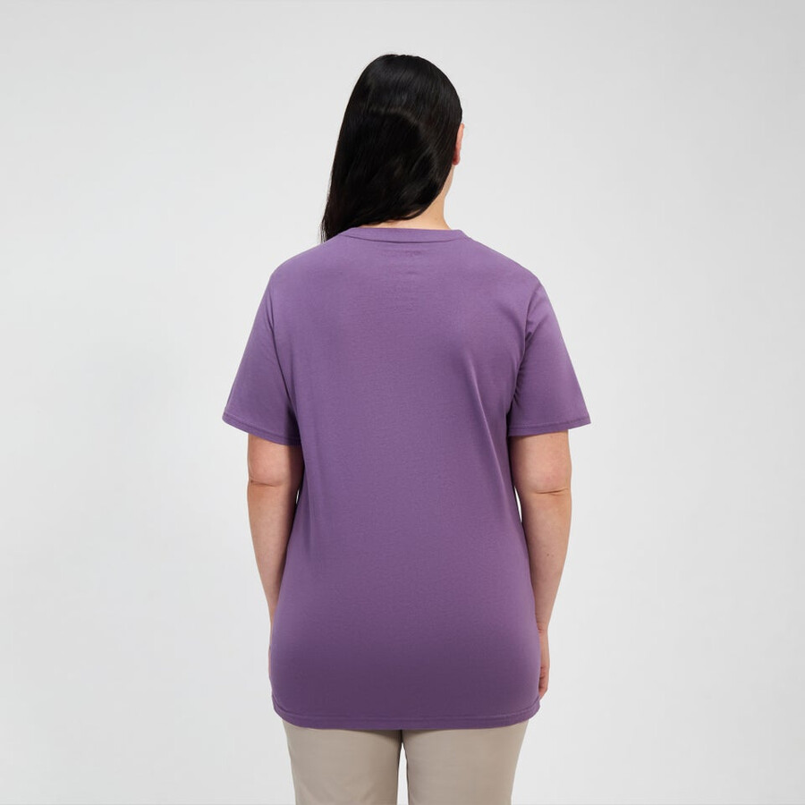 womens hill hazed short sleeve tee - purple berghaus