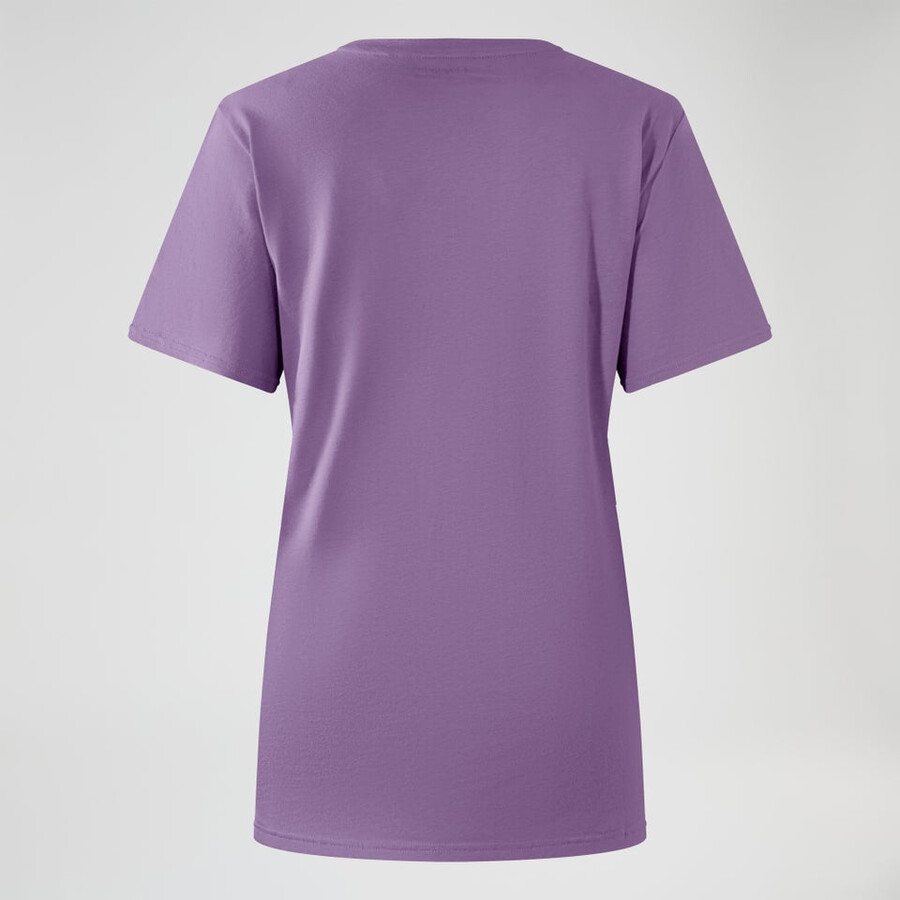 womens hill hazed short sleeve tee - purple berghaus