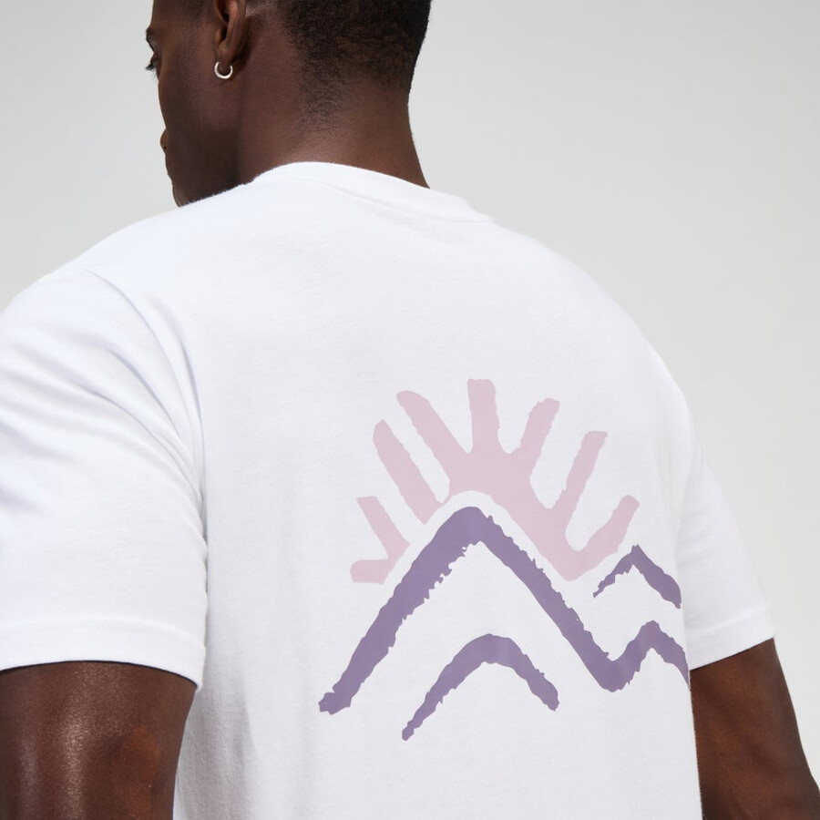 unisex sunned peak short sleeve tee - white berghaus