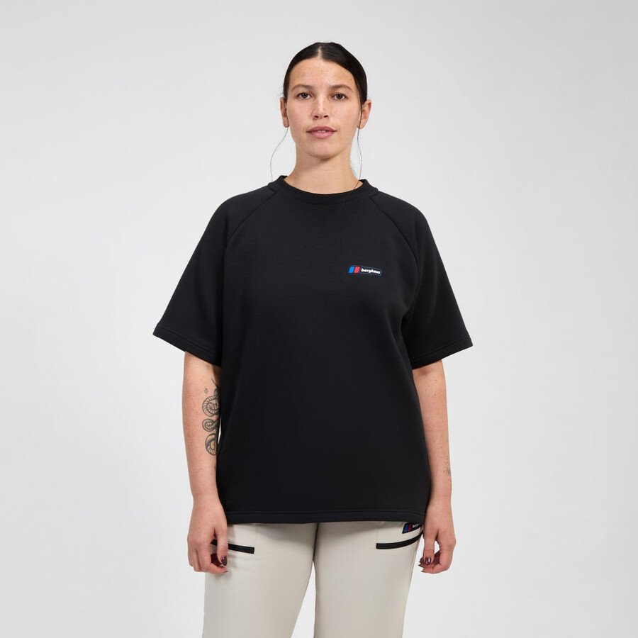 unisex storm 25 short sleeve tee - black berghaus