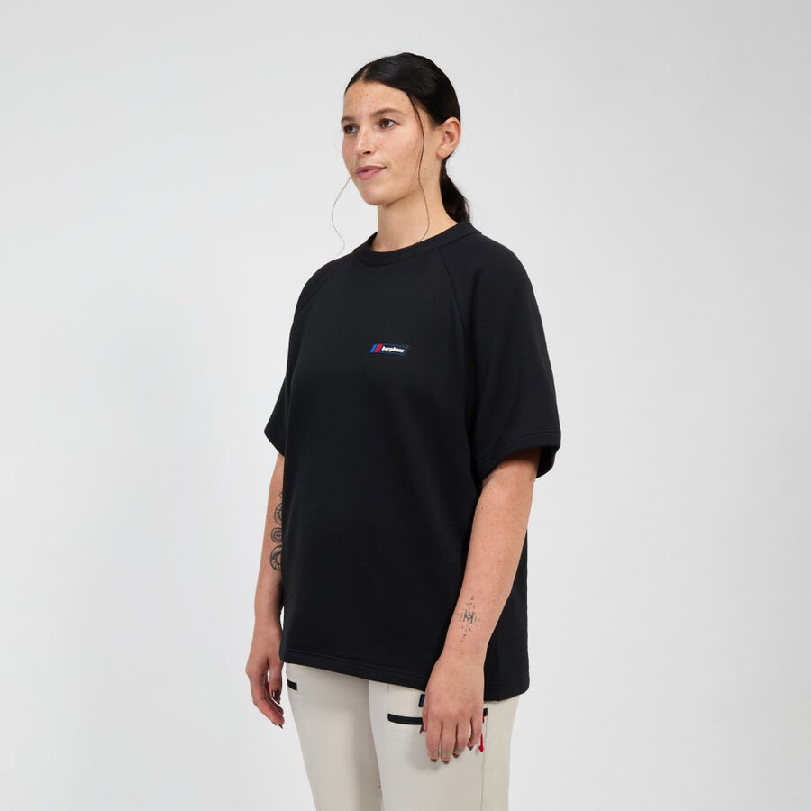 unisex storm 25 short sleeve tee - black berghaus