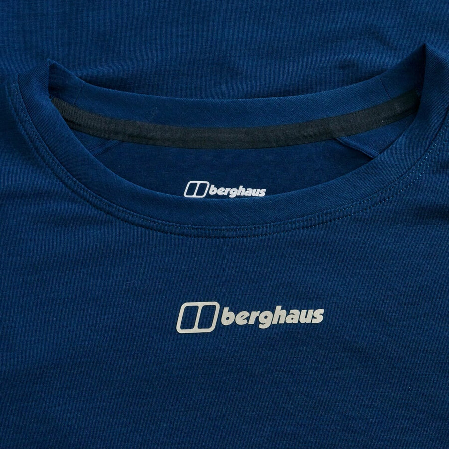 womens delta long sleeve tech tee - blue berghaus