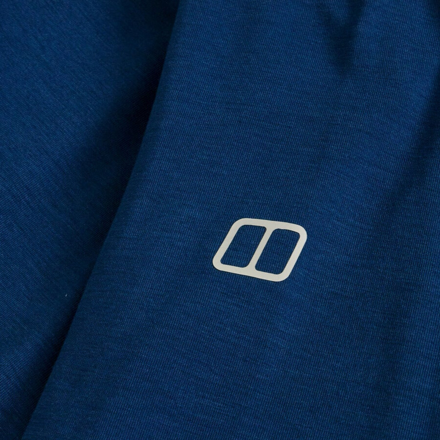womens delta long sleeve tech tee - blue berghaus