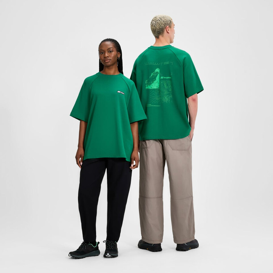 unisex volcanism tee - green berghaus