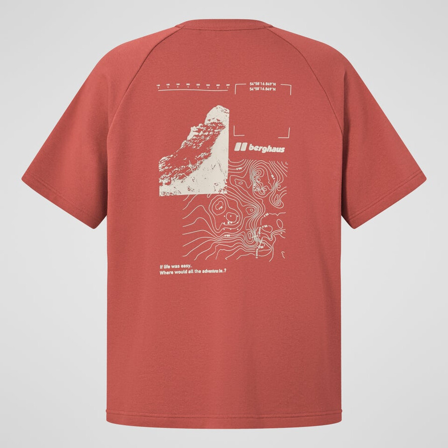 unisex volcanism tee - red berghaus