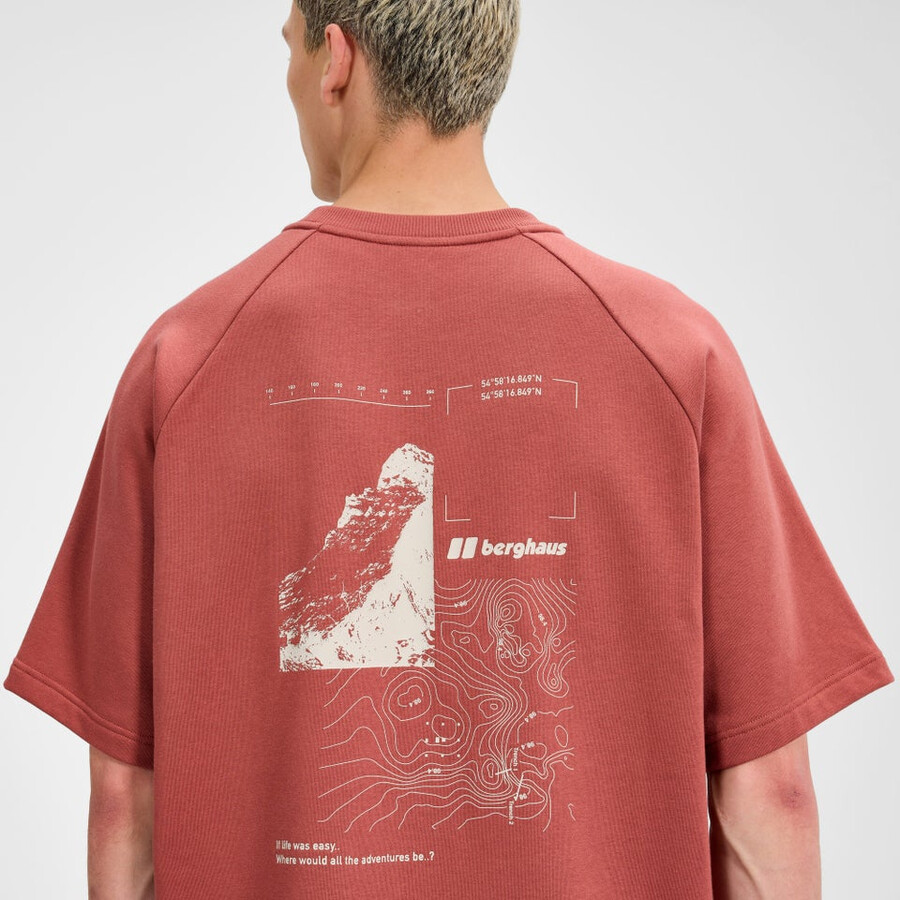 unisex volcanism tee - red berghaus