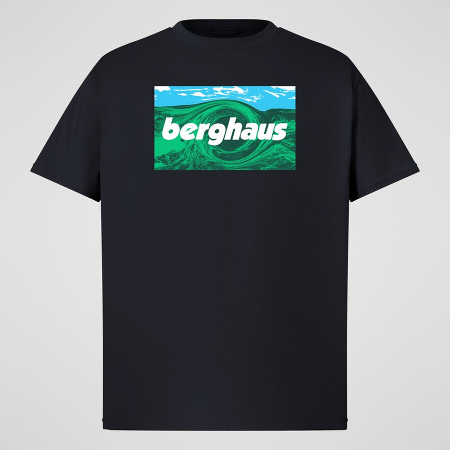 unisex twisted skies tee - black berghaus