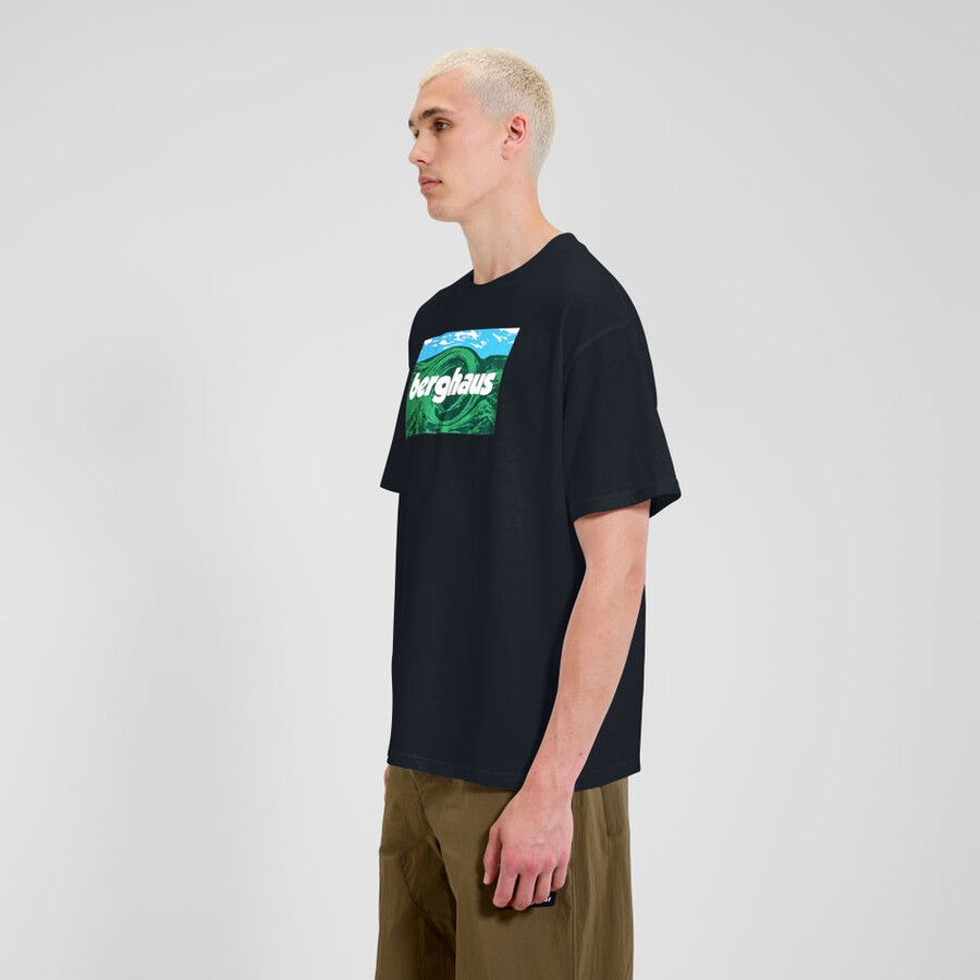 unisex twisted skies tee - black berghaus
