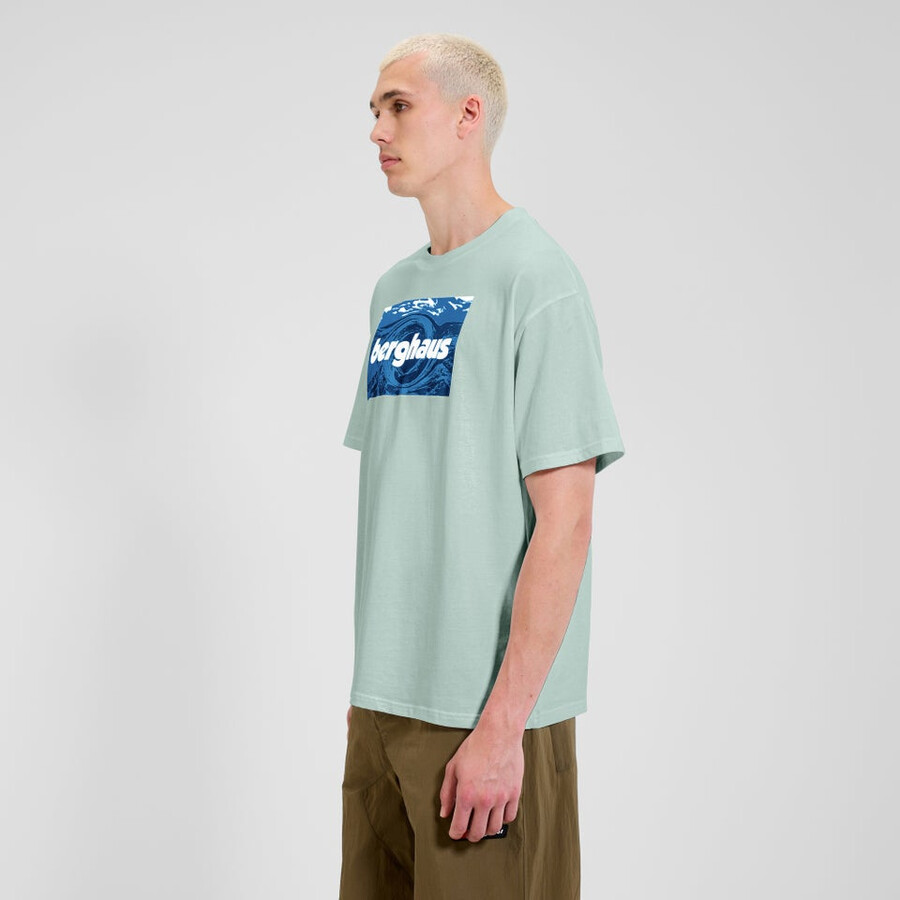 unisex twisted skies tee - green berghaus