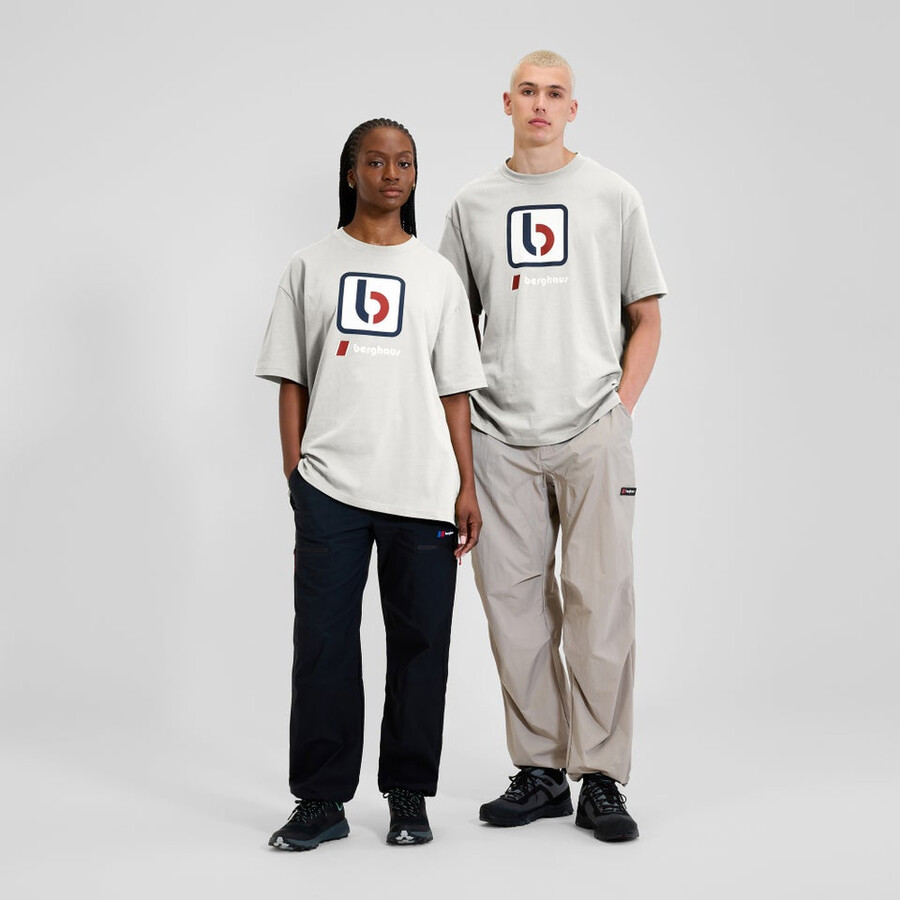 unisex the b tee - grey berghaus