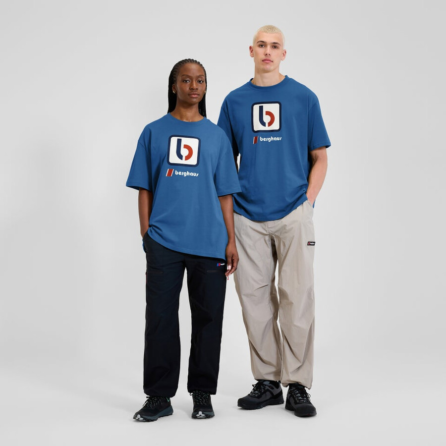 unisex the b tee - blue berghaus