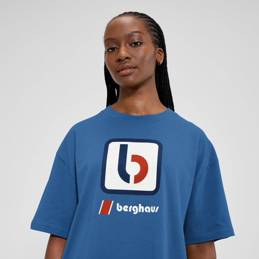 unisex the b tee - blue berghaus