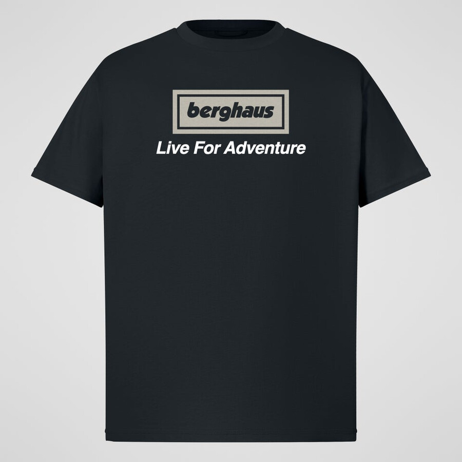 unisex adventure tour tee - black berghaus