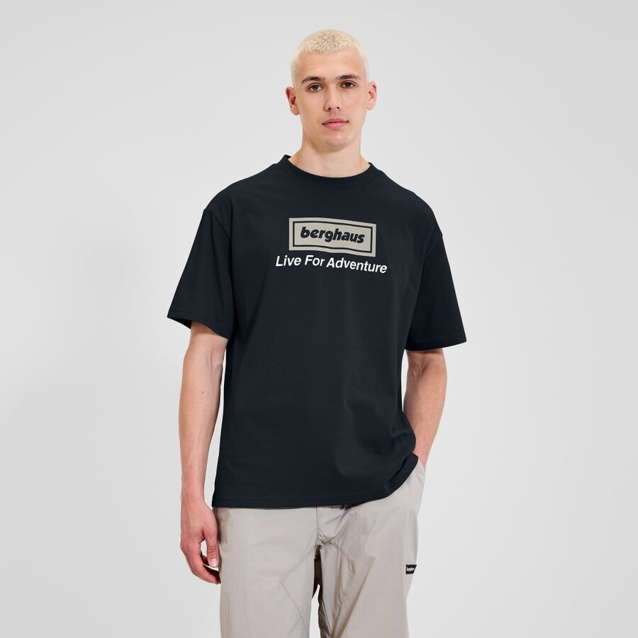 unisex adventure tour tee - black berghaus